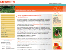 Tablet Screenshot of dr-schick.de